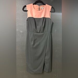 New York & Company Black and Peach Dress